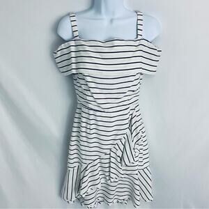 Olivaceous Stripe Dress Size Small
